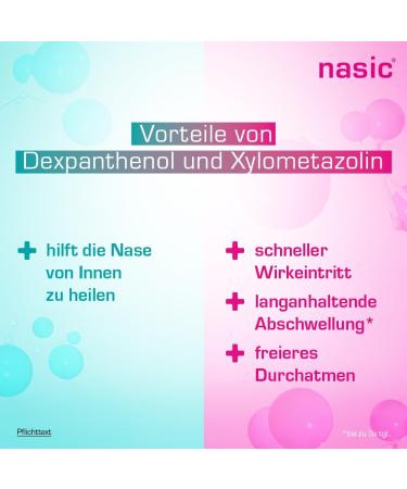 Nasic for Children Nasal Spray - Decongestant & Wound Healing | Xylometazoline & Dexpanthenol | 2 x 10ml Bundle | Ideal for Ages 2+ - Buy Online on GoSupps.com