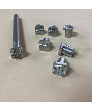 70Pcs Leather Craft Stamping Tools - Metal Alphabet, Number, and Pattern Set for Leather Crafting - Buy Online on GoSupps.com