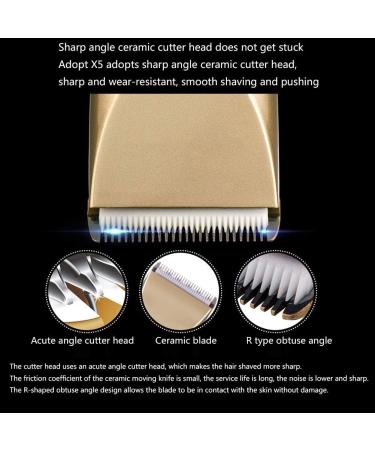Beard Trimmer for Men | 5 Digital Settings Hair Clipper for Beard Mustache & Stubble | Grooming Kit with 4 Combs | International Shipping Available - Buy Online on GoSupps.com