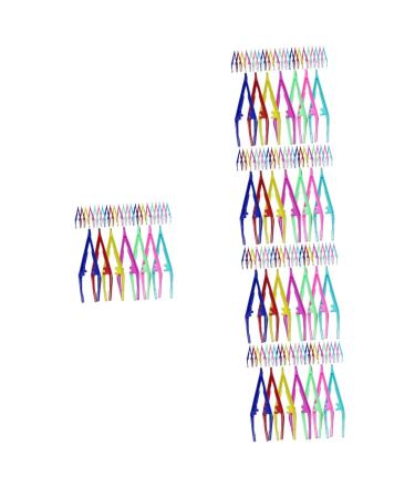 Healeved 150 STK eyebrow tweezers made of plastic Accessories for girls hair set plastic tweezers eyebrows kit tool eyelash kit tweezers for women forced for women