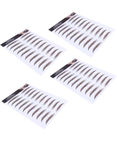 FOMIYES 12 Pcs Eyebrow Stickers Decal Stickers False Eyebrows Cosmetics 6d Hair-like Eyebrows Stickers Tool - Buy Online on GoSupps.com