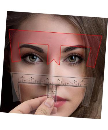 Didiseaon 10pcs Eyebrow Design Ruler Tools Eyebrow Shaping Template Eyebrow Ruler Drawing Tool Disposable - Buy Online on GoSupps.com