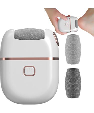 Electronic Foot Pedicure Tool Electric Foot Callus Remover - Rechargeable Foot File with 2 Adjustable Speeds | Professional Pedicure Kits for Foot Care White - Buy Online on GoSupps.com
