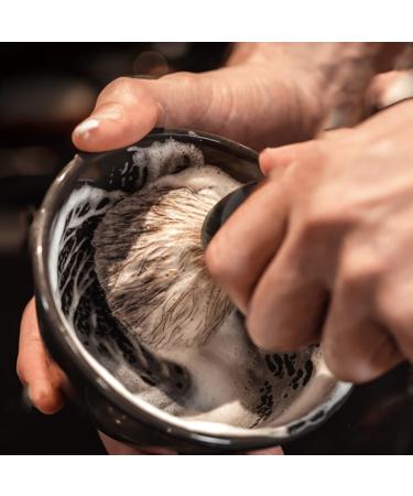 Aiweijia Synthetic Shaving Brush for Men - Ideal Hair Salon Tool for Home and Travel - Black - Buy Online on GoSupps.com