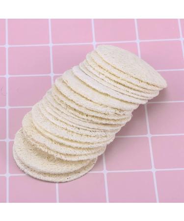 Gatuida Loofah Pad 50PCS - Natural Round Facial Discs for Exfoliating Skin Scrub - Buy Online on GoSupps.com