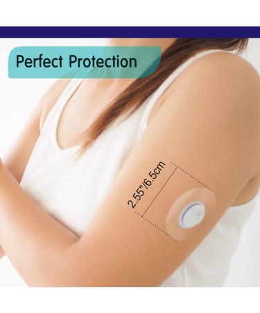 Freestyle Libre 3 Plasters | 55 Waterproof Stickers - Breathable & Skin-Friendly | Clear Adhesive for Comfort - Buy Online on GoSupps.com