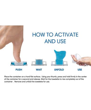 PushClean On the Go Sanitizing Wipes - 24 Pack - Buy Online on GoSupps.com