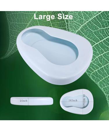 Metal Bed Pan with Thick Cover - Heavy Duty Bedpan for Elderly, Hospital, Home - Male Female Big Bed Pans - Emergency Device - Buy Online on GoSupps.com