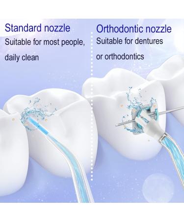 Water Flosser Replacement Tips - Compatible Jet Tips for Oral Irrigator | 4-Pack - Buy Online on GoSupps.com