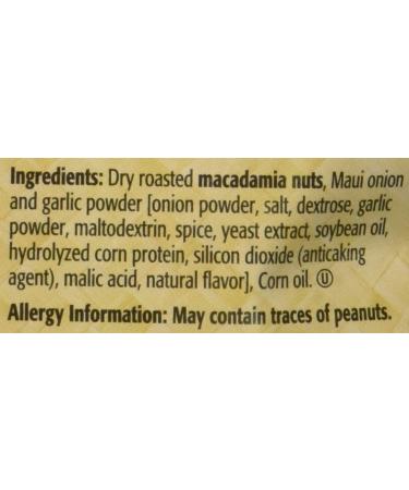 Mauna Loa Maui Onion & Garlic Macadamia Nuts 10 oz - Gourmet Snack - Buy Online on GoSupps.com
