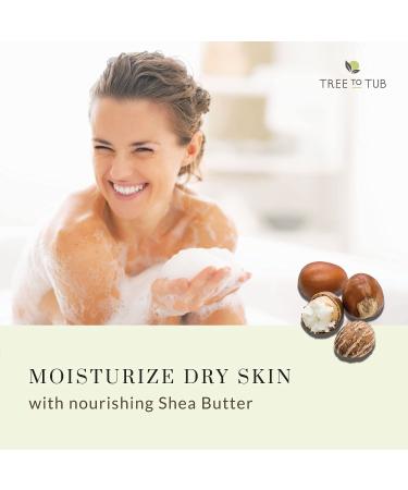 Tree To Tub Lavender Body Wash for Sensitive & Dry Skin - pH Balanced Moisturizing Vegan Soap with Organic Shea Butter & Aloe Vera - 2 Pack - Buy Online on GoSupps.com