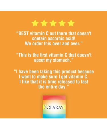 Solaray Reacta-C 500 mg - 60 Vegan Capsules for Immune Support - Buy Online on GoSupps.com