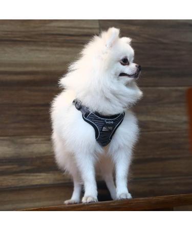 Suredoo Adjustable Dog Harness - No Pull Reflective & Breathable | XS Gray for Large Medium & Small Dogs & Puppies - Buy Online on GoSupps.com