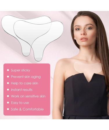 2 Pi ces Coussinets de Poitrine en Silicone Patchs Anti-rides en Silicone R utilisables Coussinets Anti-rides pour la Poitrine Tampon Poitrine en Silicone Patch de Lisser Peau pour Femmes Filles - Buy Online on GoSupps.com