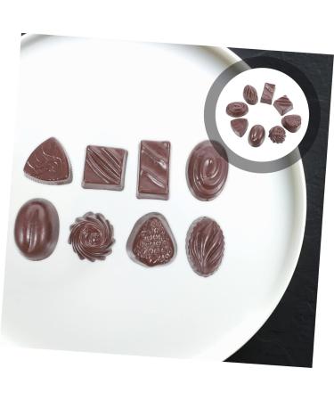 HEMOTON 32 Pcs Simulation Chocolate Realistic Fake Food Props Candy Simulated Chocolate Art Charms Flatback Chocolate for Diy Craft Dessert Turkey Children Supply Bars Pvc Mini Assorted 3d - Buy Online on GoSupps.com