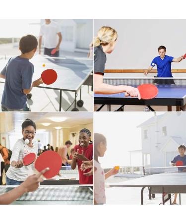 FBSPORT Ping Pong Paddle Set with Retractable Net - 2 Rackets, 6 Balls, Carry Bag - Indoor/Outdoor Table Tennis for Children & Adults - Buy Online on GoSupps.com