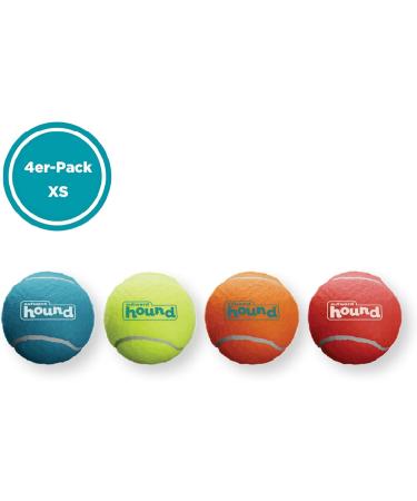 Outward Hound Squeaker Ballz - XS Dog Fetch Toy - 4-Pack for Fun Fetch Play | International Shipping Available - Buy Online on GoSupps.com
