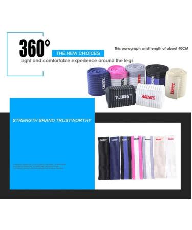Adjustable Black Wrist Bandage Support Brace for Men | Elastic Stretchy Gym Training Straps & Safety Protector - Buy Online on GoSupps.com