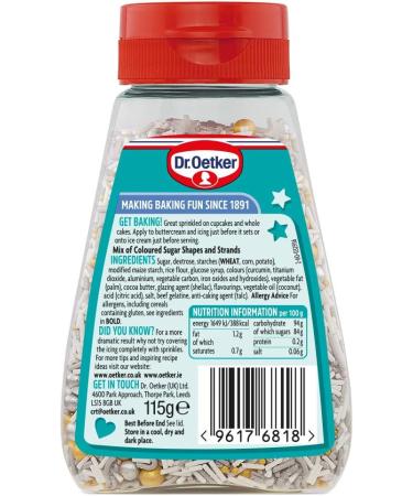 Dr Oetker Glamour and Sparkle Sprinkles 115 g - Buy Online on GoSupps.com