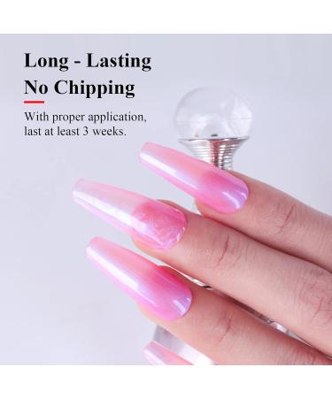 Imiti Pearlen Gel Nail Polish - 15ml Hot Pink Glitter & Shimmer Mermaid Gel for Stunning Nail Art | UV LED Home Manicure - Buy Online on GoSupps.com