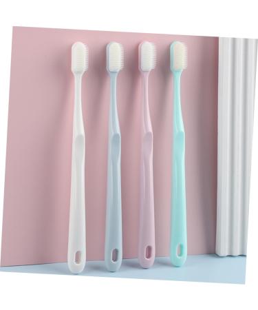 Buy Homsfou Comfortable Travel Toothbrushes Manual Bristle Cleaning Brush Set for Immune Support & Oral Hygiene - Buy Online on GoSupps.com