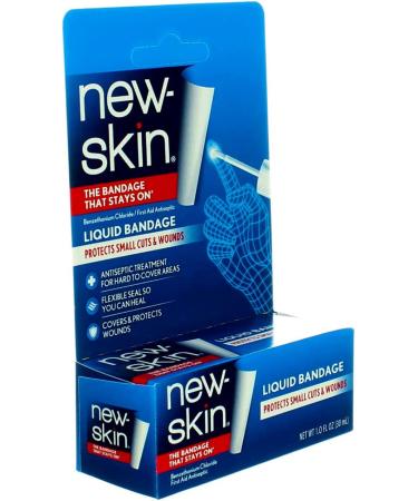 New-Skin Liquid Bandage 1 oz - Fast Healing Protection - Buy Online on GoSupps.com
