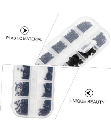 Ipetboom 1 Box Nail Jewelry Drill Nail Rhinestones Manicure Tools Sticker for Nail Ab Diamonds for Nails Rhinestones Nail Coloring Dyeing Nail Gemstones Love Plastic Nail Stickers 13X5X1cm Black - Buy Online on GoSupps.com