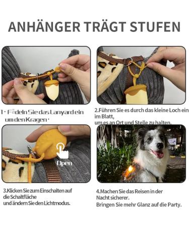 Laroo Security LED Flashing Light for Dogs & Cats - 3 Turn Signal Safety Light for Walking & Outdoor Sports - Rechargeable Green & Yellow - Buy Online on GoSupps.com