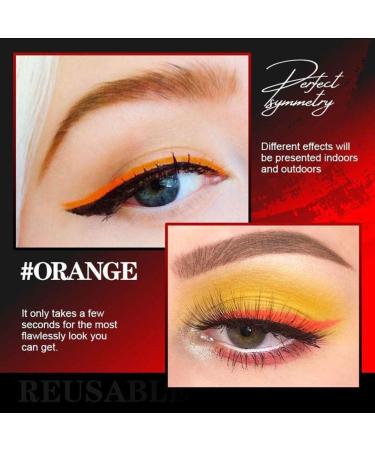 Symeas 6 Pairs Eyeliner Stickers for Eyes Reusable Adhesive Eyeliner Stickers Makeup Eyeliner Sticker Tattoo Quick Application - Buy Online on GoSupps.com