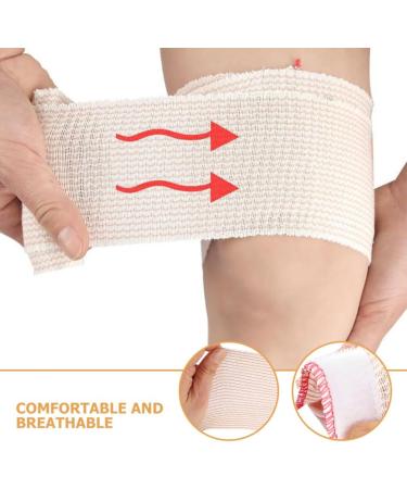 FOMIYES Compression Non-Stick Wraps - 3 Rolls for Wounds Waist Trainer Knee Head Joint & Leg Support - Comfortable Cotton & Spandex - Buy Online on GoSupps.com
