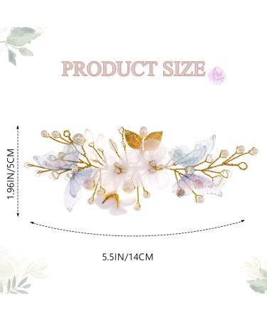 Gold Butterfly Wedding Hair Vine - Crystal Pearl Bridal Headband - Buy Online on GoSupps.com