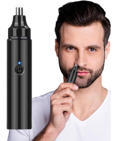 Rechargeable Nose Hair Remover Trimmer - Painless Dual Edge 360 Facial Hair Clipper for Men & Women | Clean Boost Technology - Buy Online on GoSupps.com