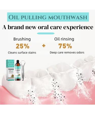 D'Huile de Noix de Coco 2pcs Huile de Noix de Coco Bain de Bouche L'Huile de Noix de Coco Huile de Menthe Poivr E Bain de Bouche L'Huile Blanchissante Rince-Bouche L'Huile de Menthe - Buy Online on GoSupps.com