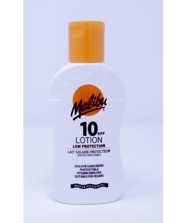 Malibu Sun Protection Travel Size Tanning Pack 1 x SPF 20 1 x SPF 10 Sun Tan Lotion & 1 x After Sun Aloe Vera Lotion Kit - Buy Online on GoSupps.com