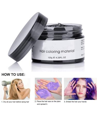 Temporary Hair Wax Color - Ochilima Black Styling Cream for Men & Women | 120g Washable Natural Hair Dye - Buy Online on GoSupps.com