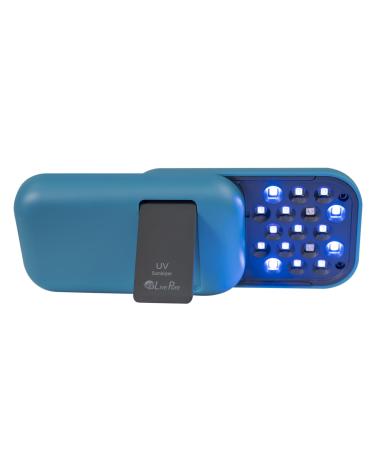 LivePure Handheld UV Light Sanitizer. Portable UV Light for Disinfecting Room Kitchen Car Bathroom Household Surfaces. Teal