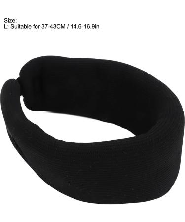 Adjustable RWUDV Neck Support | Soft Foam Neckrest for Pain Relief | Universal Fragrance | Black L 57-58cm | Ideal for Home Use - Buy Online on GoSupps.com