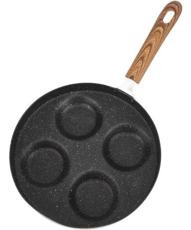 DameCo Frying Pot Non Stick Cooking Pan Breakfast Maker with Wood Handle Kitchen Utensils Interesting - Buy Online on GoSupps.com
