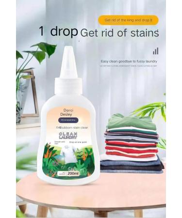 Garment Stubborn Stain Cleaner 200ML Active Enzymes for Clothes Cleaning White Shirt Guardian Stain Remover for Clothes (Color : 2pcs) - Buy Online on GoSupps.com