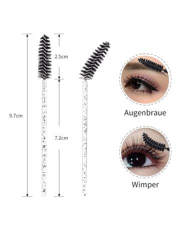 Buy MSQ 50-Piece Disposable Mascara Brushes - Eyelash & Eyebrow Applicators for Salons & Home Use - Buy Online on GoSupps.com