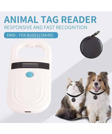 Pet Microchip Scanner RFID EMID 134.2Khz Mini RFID EMID Animal Microchip Reader Portable Pet Handheld Scanner with LED Display for Dog Cat Pet ISO11784/ISO11784/FDX-B/EMID - Buy Online on GoSupps.com