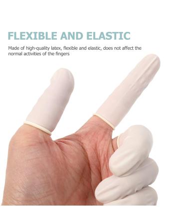 Beaupretty 200pcs Latex Finger Cots - Anti-Static Rubber Fingertip Covers for Electronic Repair Crafting and Painting - Buy Online on GoSupps.com