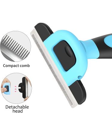 HCE Dog Hair Brush for Grooming | Best Brush for Matted Hair, Shedding & Defurring | Ideal for Large Dogs, Huskies | Blue - Buy Online on GoSupps.com