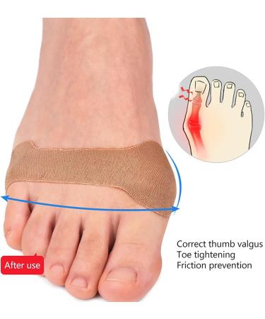 10pcs Adhesive Toe Straightener Patch - Micro Elastic Cloth Wrap Brace for Soreness Reduction - Buy Online on GoSupps.com