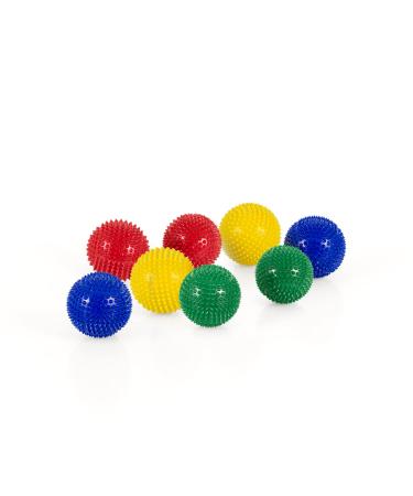 Magnet acupuncture massage balls | 4x2 pack | Green + Red + Yellow + Blue | approx. 32mm Green | Red | Yellow | Blue
