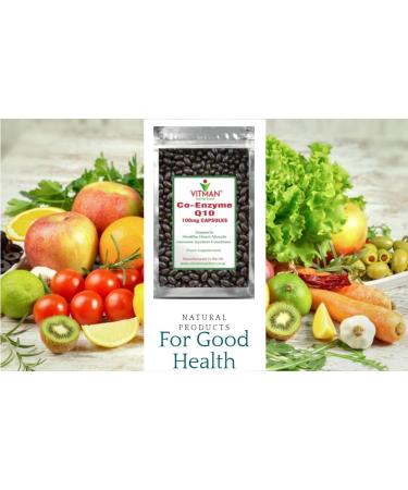 Co Enzyme Q10 100mg Softgels - UK Made, Pharmaceutical Grade, High Absorption Ubiquinone Supplement - Lactose & Allergen Free (60 Softgels) - Buy Online on GoSupps.com