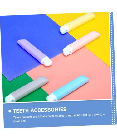 Mobestech Collapsible Travel Toothbrush - Portable Adult Toothbrush for Camping & Daily Use | Travel Accessories & Oral Care - Buy Online on GoSupps.com