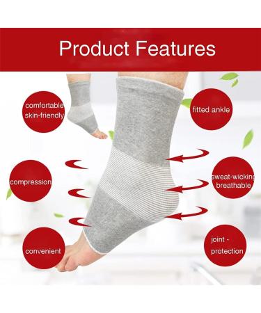 Mnpalettey Bold Lifestyle Anti-Gener Fating Compression Socks | Bamboo Fiber Foot Cuff for Men & Women | Ankle Bandage & Plantar Socks for Foot Relief - Buy Online on GoSupps.com