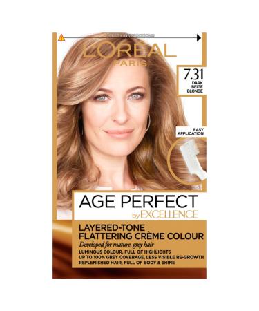 L'Oreal Paris Excellence Age Perfect Hair Colour 7.31 Dark Beige Blonde - Buy Online on GoSupps.com