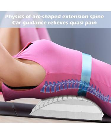 Back & Neck Extensor Device | 2-in-1 Back Trainer & Massager for Alignment & Relaxation - Gray - Buy Online on GoSupps.com